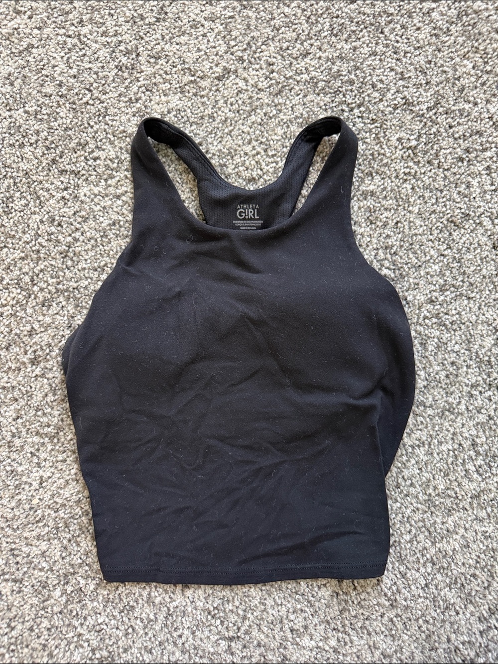 Athleta Girl Tank Black - Y Large/12
